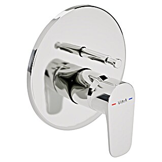 VitrA Flow Soft UP-Badewannenarmatur (Chrom, Glänzend, Ausladung Armatur: 87 mm)