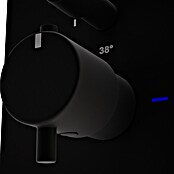 VitrA Flow Square UP-Badewannenarmatur (Ausladung Armatur: 89 mm, Schwarz, Matt) | BAUHAUS