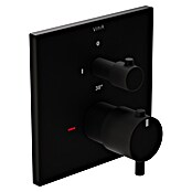 VitrA Flow Square UP-Badewannenarmatur (Ausladung Armatur: 89 mm, Schwarz, Matt) | BAUHAUS