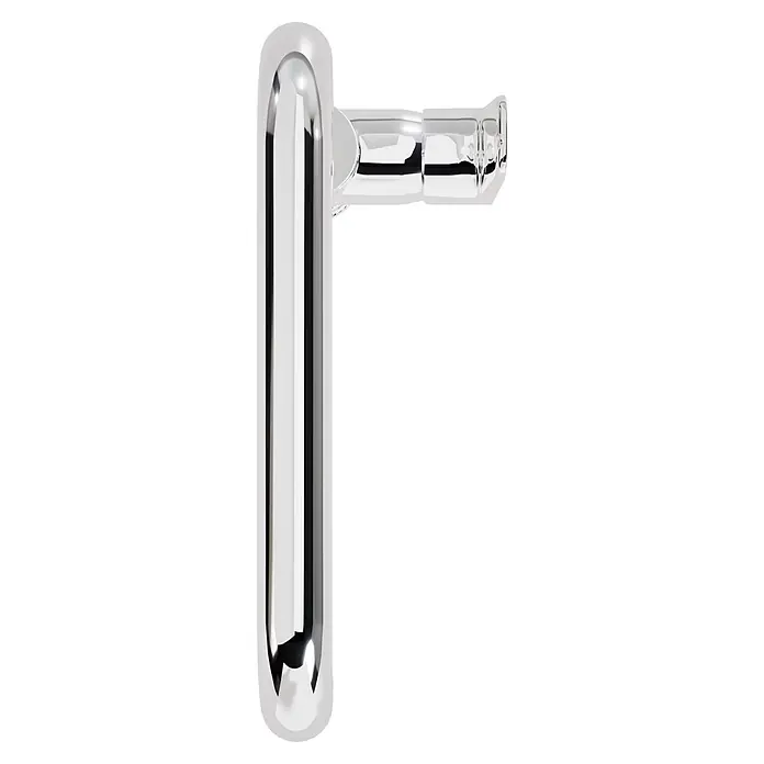 VitrA Flow Soft Spültischarmatur - Chrom, Glänzend - Glänzender Chrom-Türgriff im Hebeldesign.
