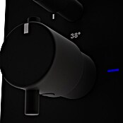 VitrA Flow Square UP-Badewannenarmatur (Ausladung Armatur: 91 mm, Schwarz, Matt) | BAUHAUS
