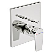 VitrA Flow Square UP-Badewannenarmatur (Ausladung Armatur: 90 mm, Chrom, Glänzend) | BAUHAUS