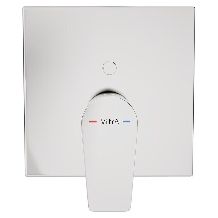 VitrA Flow Square UP-Badewannenarmatur (Ausladung Armatur: 90 mm, Chrom, Glänzend) | BAUHAUS