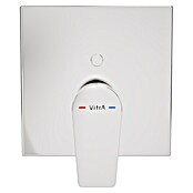 VitrA Flow Square UP-Badewannenarmatur (Ausladung Armatur: 90 mm, Chrom, Glänzend) | BAUHAUS
