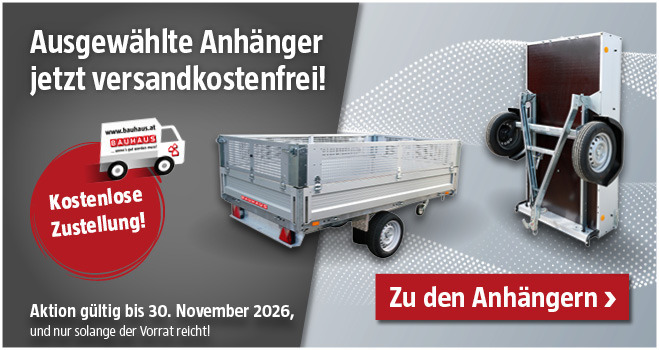 Aktion Anhänger versandkostenfrei