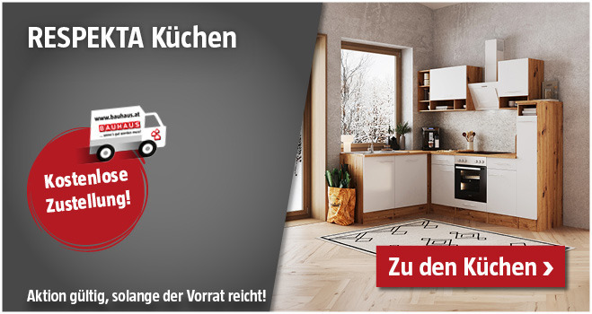 Aktion ausgewählte RESPEKTA Singleküchen versandkostenfrei