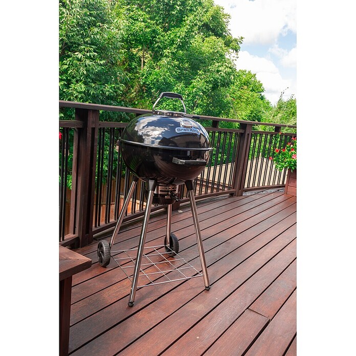 Broil King Žar na oglje Crown Kettle 57  (Premer površine za peko: 57 cm, Črne barve) | 8312 - Holzkohlegrill Marke | ICGA - Grillgeräte | ICG - Grillgeräte / Grillzubehör | IC - Freizeit im Garten | I - Stadtgarten | BAUHAUS