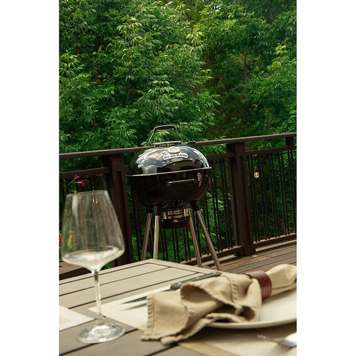 Broil King Žar na oglje Crown Kettle 57  (Premer površine za peko: 57 cm, Črne barve) | 8312 - Holzkohlegrill Marke | ICGA - Grillgeräte | ICG - Grillgeräte / Grillzubehör | IC - Freizeit im Garten | I - Stadtgarten | BAUHAUS