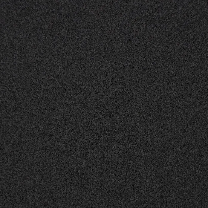 Floordirekt Nadelfilz Meterware Superflex - Heimwerkervlies - Schwarz - 200 x 100 cm - Breite: 200 cm, Filz, Schwarz - Nahaufnahme einer dunkelgrauen, faserigen, filzartigen Materialtextur.