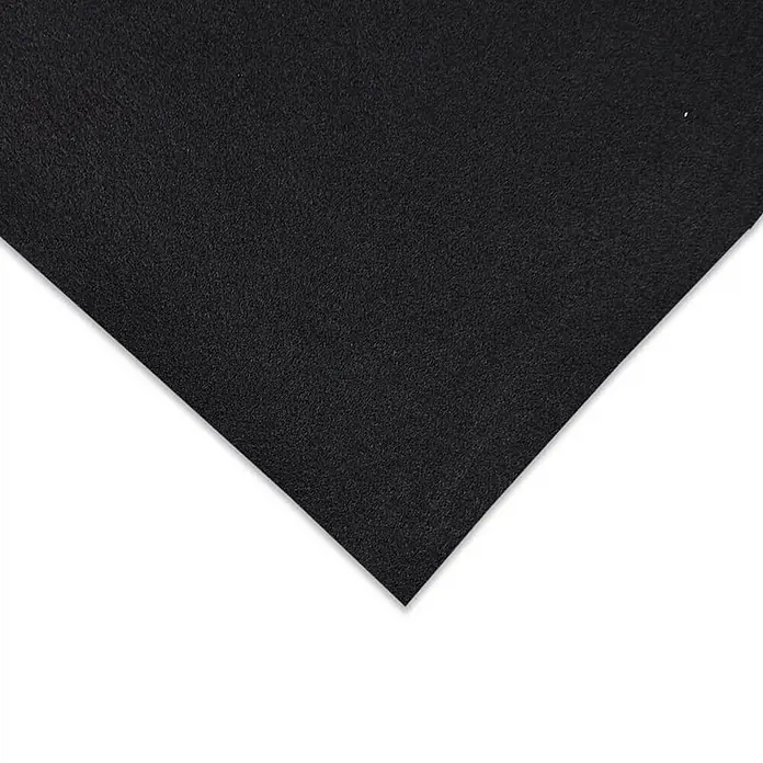 Floordirekt Nadelfilz Meterware Superflex - Heimwerkervlies - Schwarz - 200 x 100 cm - Breite: 200 cm, Filz, Schwarz - Schwarzer Filzbogen.