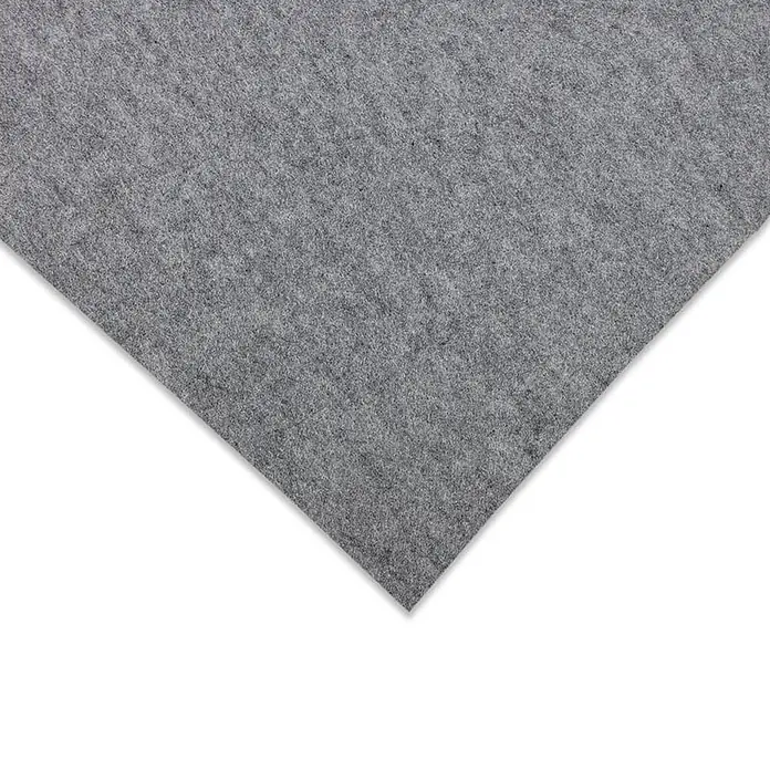 Floordirekt Nadelfilz Meterware Superflex - Heimwerkervlies - Grau - 200 x 100 cm - Breite: 200 cm, Filz, Grau - Stück grauer Filzstoff.