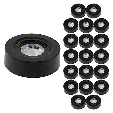 Luxula  LED-Einbauleuchten-Set rund