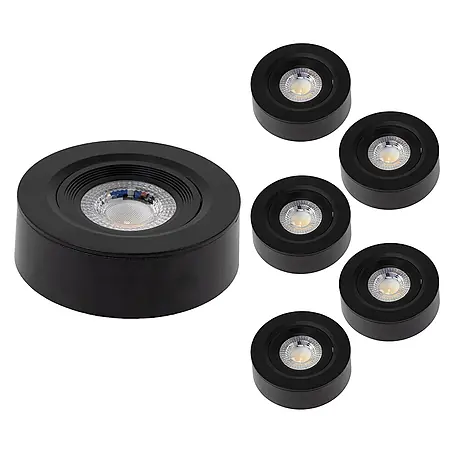 Luxula  LED-Einbauleuchten-Set rund