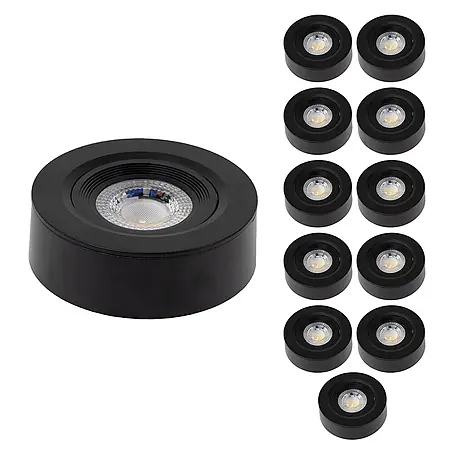 Luxula  LED-Einbauleuchten-Set rund