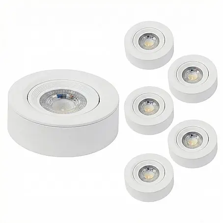 Luxula  LED-Einbauleuchten-Set rund