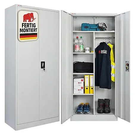 Proregal  Metall-Mehrzweckschrank ELEPHANT komplett montiert