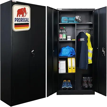Proregal  Metall-Mehrzweckschrank ELEPHANT mit 2 Türen, abschließbar
