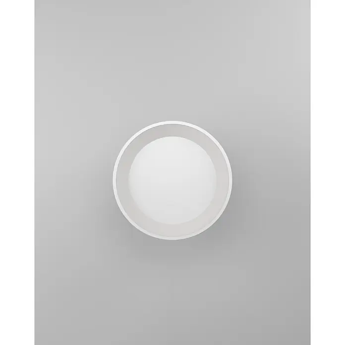 Eglo Deckenventilator Torreya - Weiß, 98 cm - Leere weiße runde Schale.
