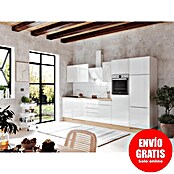 BAUHAUS Composición de cocina Marleen (Ancho: 340 cm, Blanco, Color del cuerpo: Blanco, Con electrodomésticos) | BAUHAUS