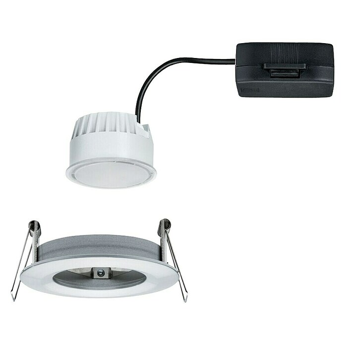 Paulmann LED-Einbauleuchte (6,5 W, Aluminium, Durchmesser: 7,8 cm)