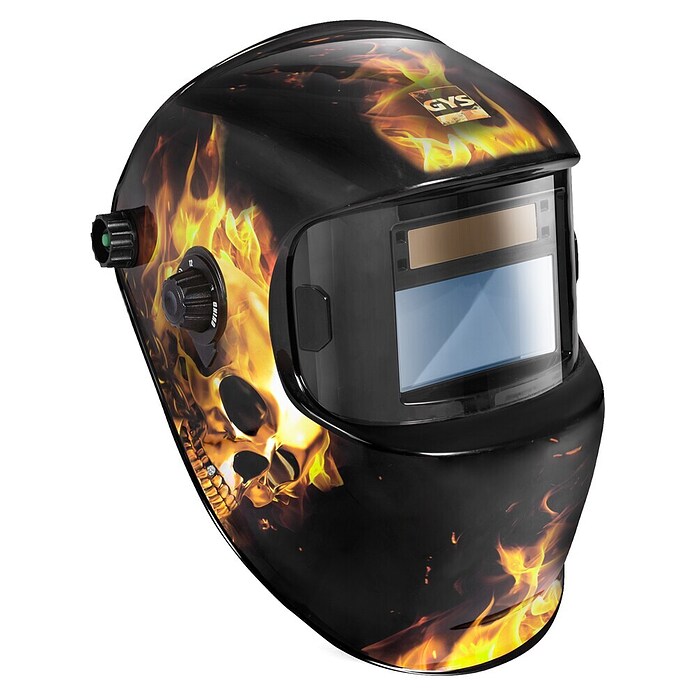 Gys Casco de soldadura Fireman (Universal, Nivel de protección: 9 ud. - 13 ud.) | BAUHAUS
