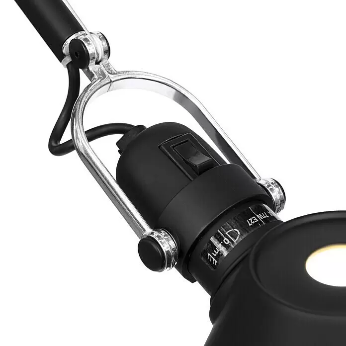 Artemide Stehleuchte Tolomeo Terra - Höhe: 226 cm, Farbe Gehäuse: Schwarz, Silber - Detailaufnahme