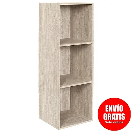 Home Deco Factory  Estantería de madera Pietra