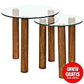 Home Deco Factory Mesa de centro (Vidrio templado, 2 ud., Forma: Redonda) | BAUHAUS
