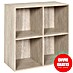 Home Deco Factory Estantería de madera Pietra 