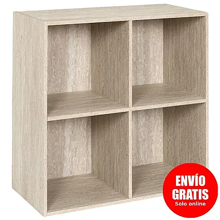 Home Deco Factory  Estantería de madera Pietra