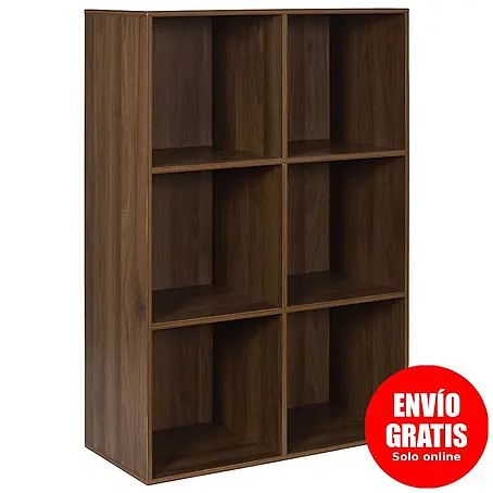 Home Deco Factory Tiffany Estantería de madera
