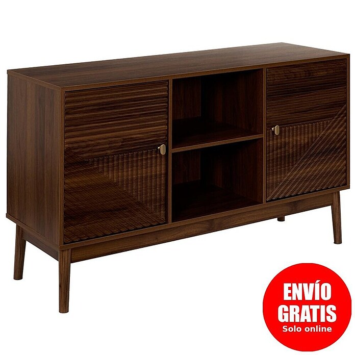 Home Deco Factory Tiffany Aparador (L x An x Al: 40 x 120 x 70 cm, Marrón, Número de puertas: 2 ud.) | BAUHAUS