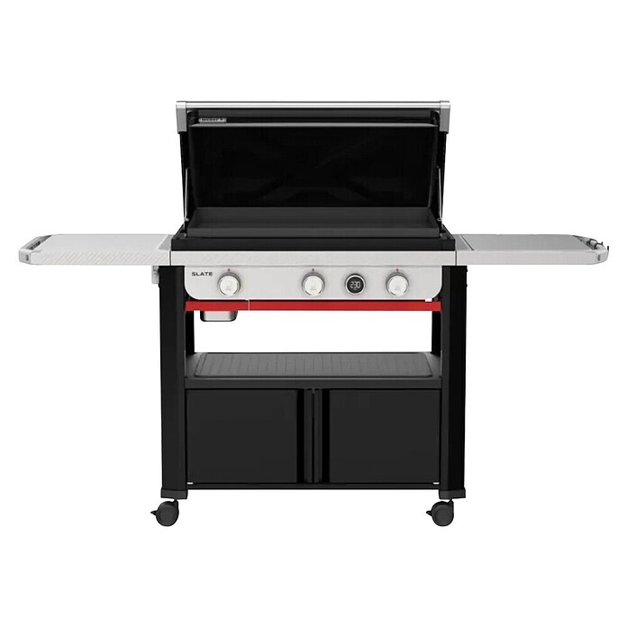 Weber Plinski žar SLATE GP 76 cm Plancha  (Površina za peko (Š x G): 76 x 46 cm, 10,6 kW, Število gorilnikov: 3 kos) | 8313 - Gasgrill Marke | ICGA - Grillgeräte | ICG - Grillgeräte / Grillzubehör | IC - Freizeit im Garten | I - Stadtgarten | BAUHAUS