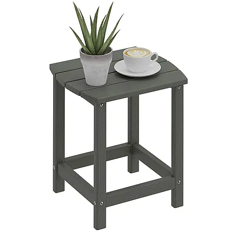 Outsunny  Garten-Beistelltisch