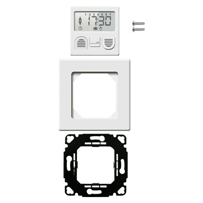 Schellenberg Wochen-Zeitschaltuhr Standard80 x 80 x 40 mm, Weiß, Unterputz Unknown