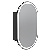 Camargue Point LED-Spiegelschrank (B x H: 54 x 90 cm, Holz, Anthrazit, DIN Anschlag: Links) | BAUHAUS