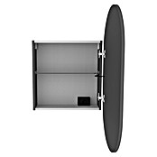Camargue Point LED-Spiegelschrank (B x H: 54 x 90 cm, Holz, Anthrazit, DIN Anschlag: Rechts) | BAUHAUS