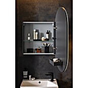 Camargue Point LED-Spiegelschrank (B x H: 54 x 90 cm, Holz, Anthrazit, DIN Anschlag: Rechts) | BAUHAUS