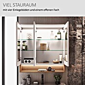 Camargue Nature LED-Spiegelschrank (B x H: 80 x 82 cm, Mit Beleuchtung) | BAUHAUS