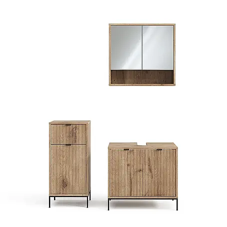 Vicco Badmöbel-Set Eliza, Viking Oak 70 cm