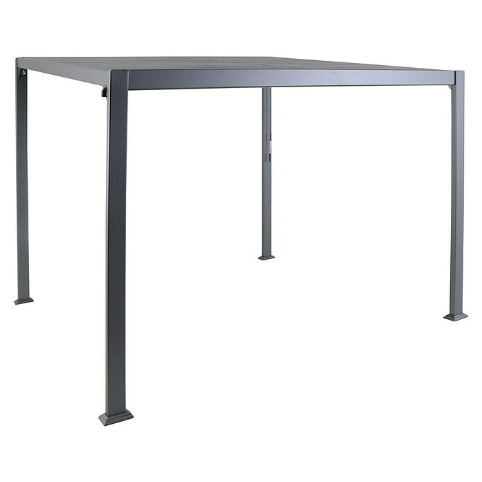 Sunfun Anstellpavillon (L x B x H: 300 x 300 x 255 cm, Anthrazit)