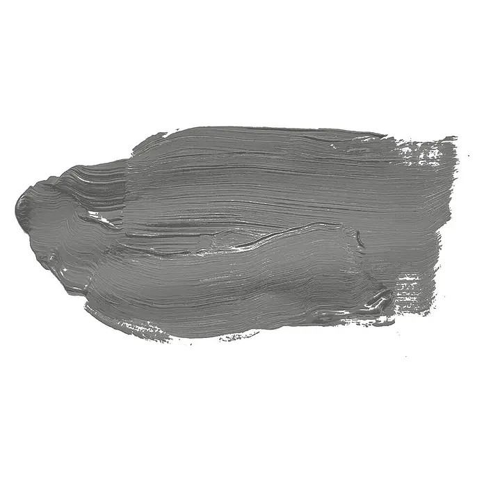 Livingwalls Wandfarbe Grau Chic Chia 1006 2,5l - Matt, 2,5 l - Texturierter grauer Farbauftrag mit sichtbaren Pinselstrichen.