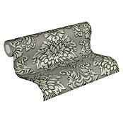 AS Creation Metropolitan Stories Vliestapete Damask (Grau/Grün, Ornament, 10,05 x 0,53 m)