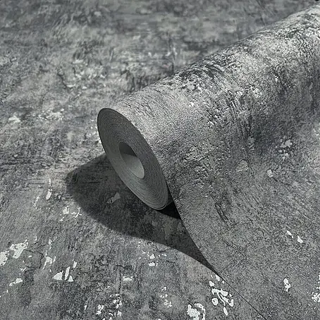 Livingwalls  Vliestapete Betonoptik, grau silber