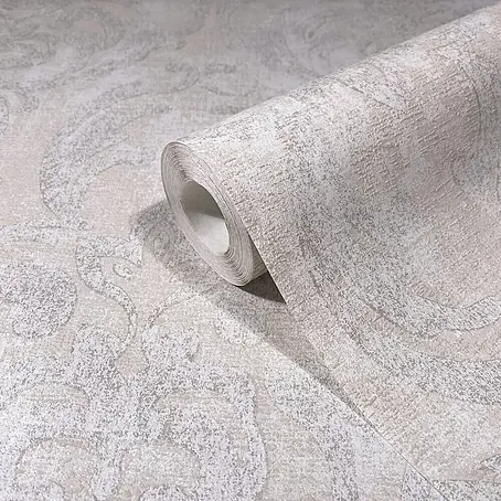 Livingwalls  Vliestapete Ornamente, beige, hellgrau
