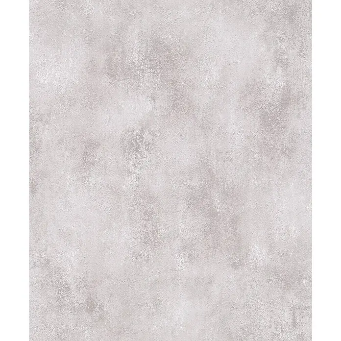 Livingwalls Vliestapete Uni, grau, braun - braun, 10.050 x 530 mm - Hellgraue Betontextur mit rauer, abgenutzter Oberfläche, ideal für moderne Flächen.
