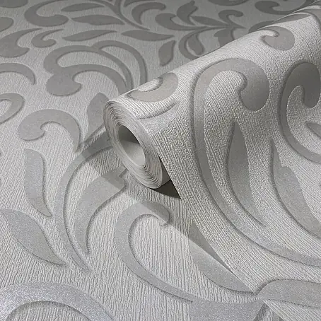 Livingwalls  Vliestapete Grafisch, hellgrau, pearl