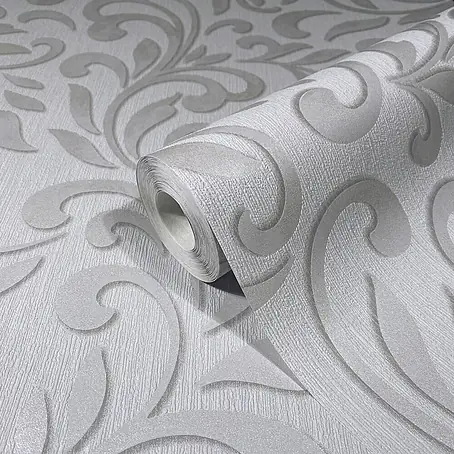 Livingwalls  Vliestapete Grafisch, grau, pearl