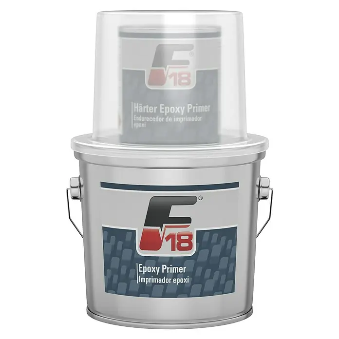 F18 Epoxy Primer - Weiß, 2,25 l - Dose mit Härter Epoxy Primer und Epoxy Primer.