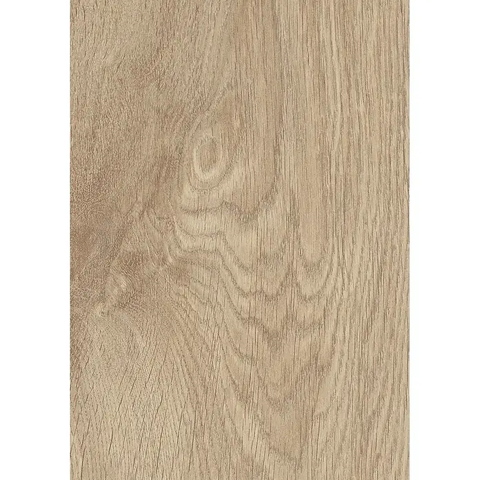 Krono Original Laminat Classic Silent Eco - Eurus Oak, Landhausdiele, 1.288 x 195 x 9 mm - Hellbraune Holzmaserung mit natürlichen Mustern.